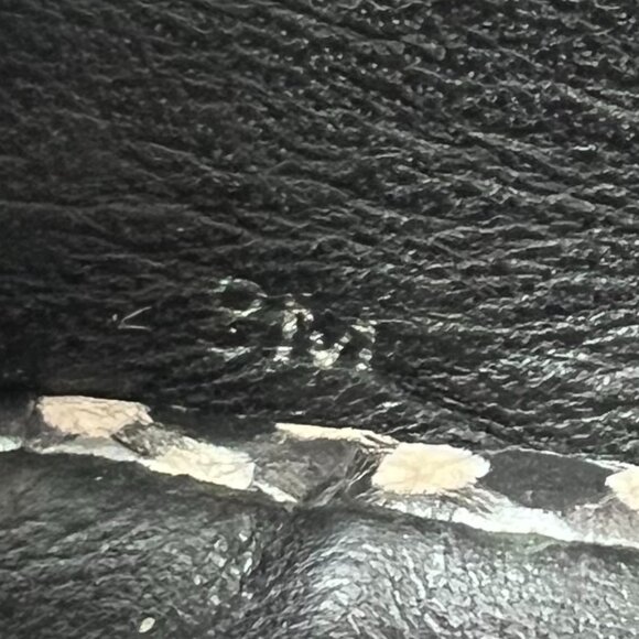 Tory Burch Reva Flat Snake Skin with Black/Pewter Hardware Size 8 - Picture 5 of 8